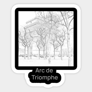 through the trees Sticker